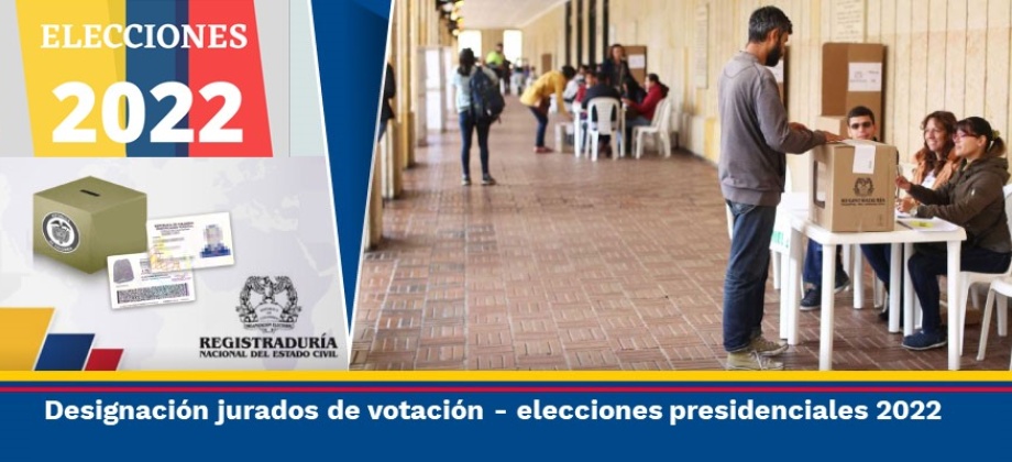 Consulte si fue designado jurado de votación en el Consulado de Colombia 