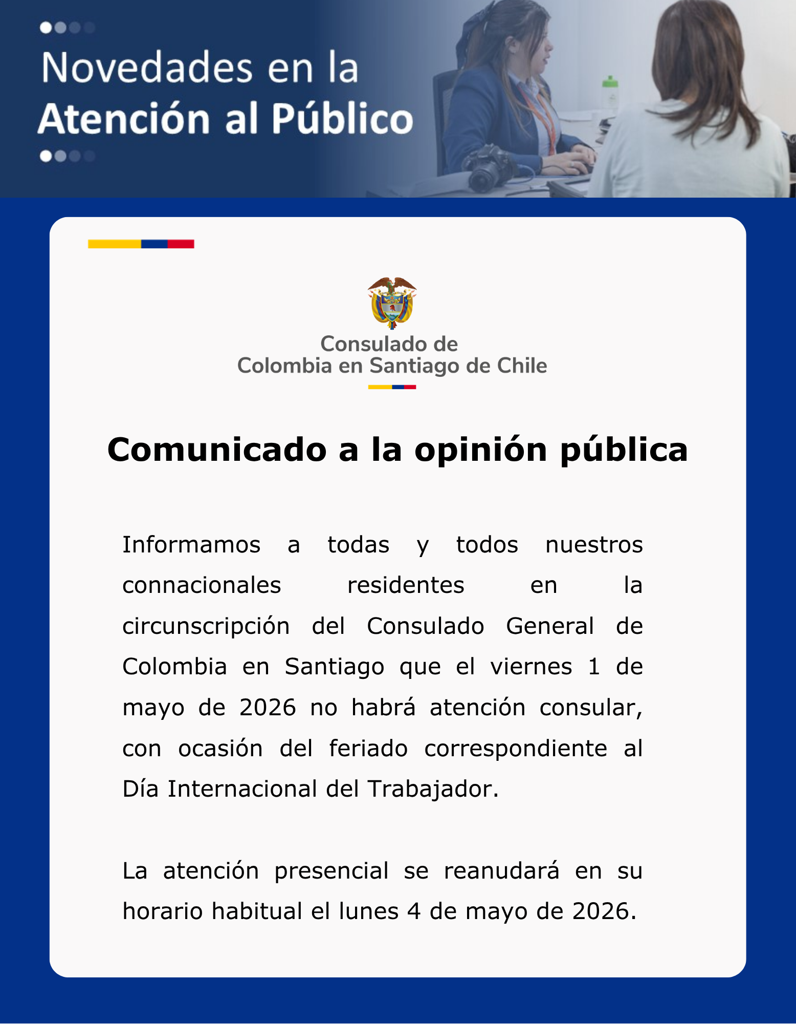 Conmemoración dia de los trabajadores