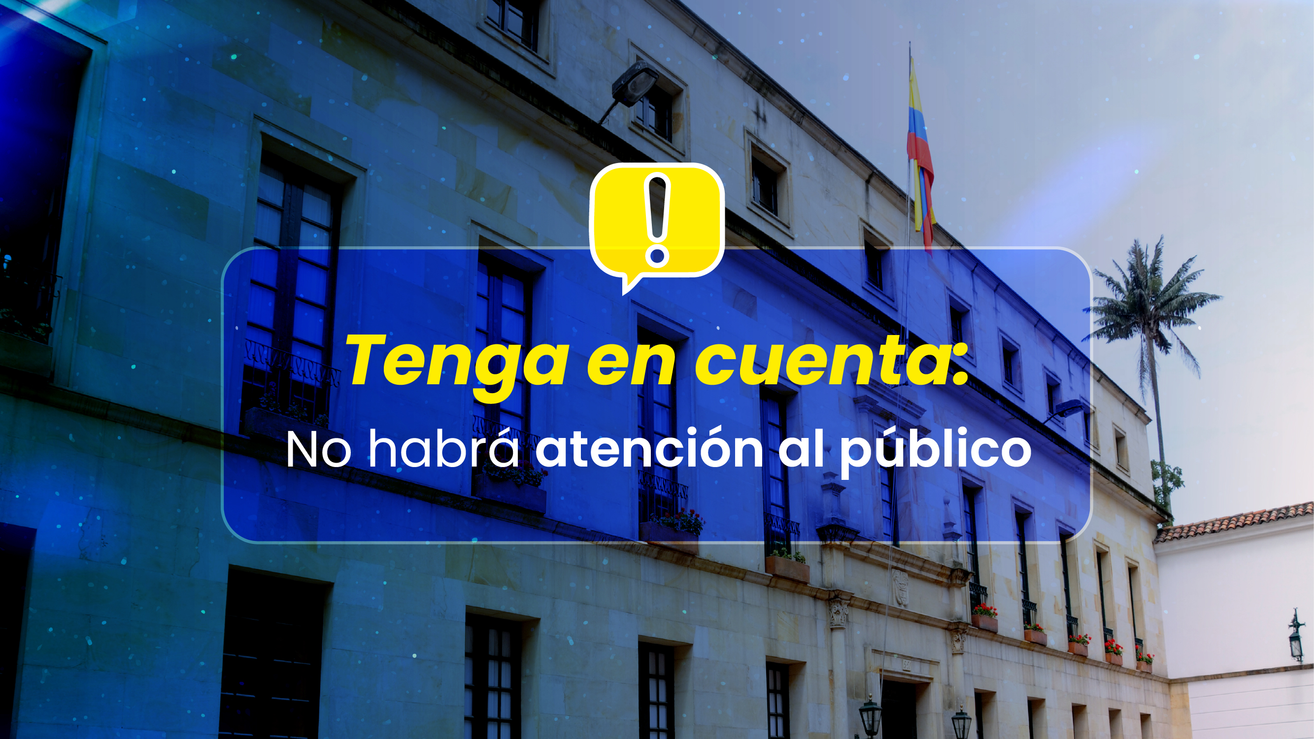 Lunes 20 de julio de 2026 no habrá atención al público en el Consulado de Colombia en Santiago de Chile