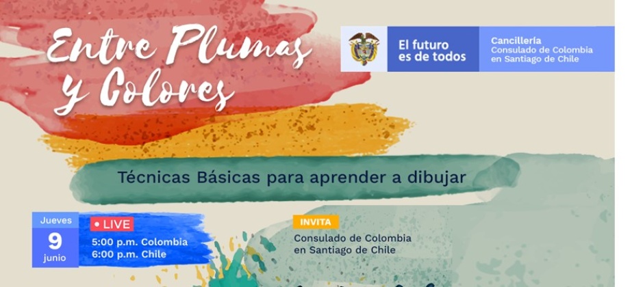 Este jueves 9 de junio se realizará la charla: "Técnicas básicas para aprender a dibujar" 