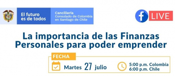 Consulado de Colombia en Santiago de Chile invita a la actividad de capacitación 
