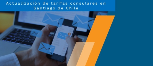 ATarifas vigentes entre el 1 de mayo y el 31 de agosto en el Consulado de Colombia en Santiago de Chile