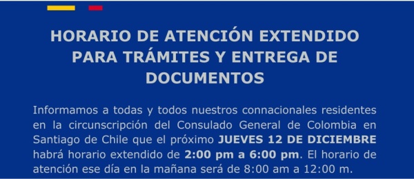 Novedades en la atención al público: Horario de atención extendido para trámites y entrega de documentos